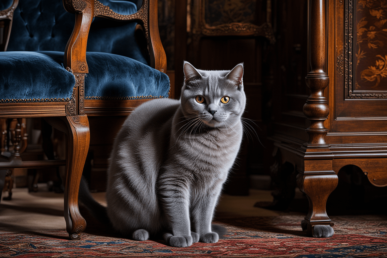Known for their plush coats and round faces, British Shorthairs are beloved worldwide for their gentle demeanor.